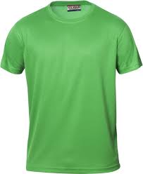 Camiseta verde de algodón